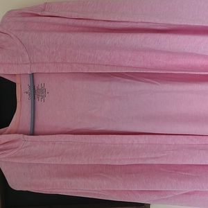 Cuddle Duds pink Size 1X hooded long sleeve sweater